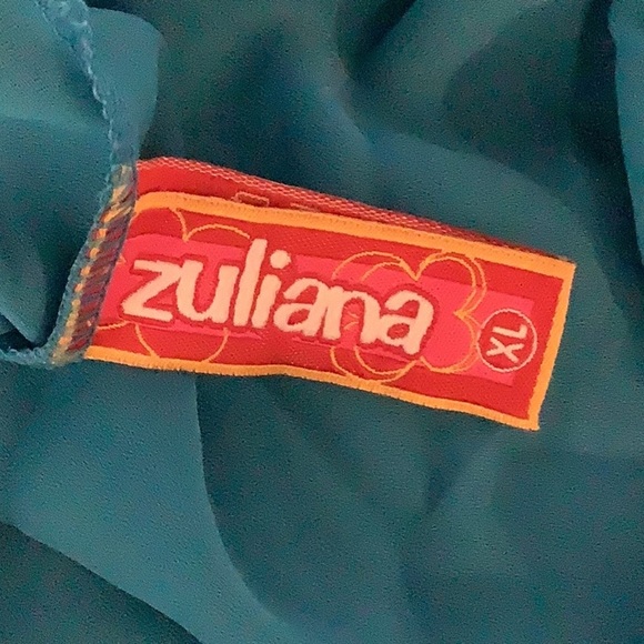Zuliana Beach Cover Up Pants with Drawstring Size XL. Made in USA. New with Tags - Picture 5 of 7